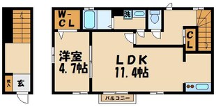 ハイムルークIIの物件間取画像